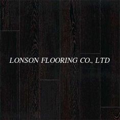 Wenge multi layers engineered parquet flooring with stained lacquer